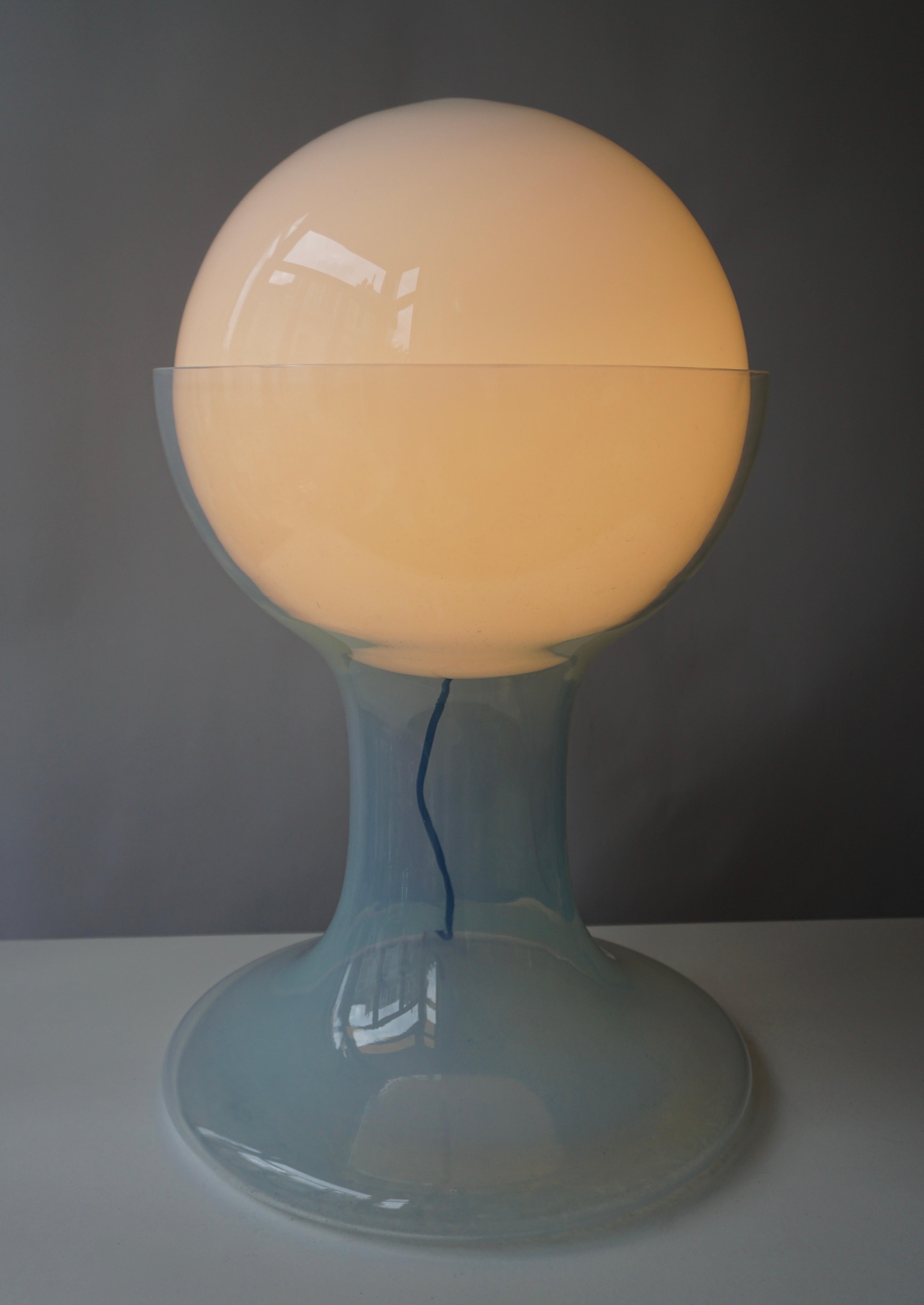 Tischlampe aus Muranoglas von A.V. Mazzega (Italienisch) im Angebot