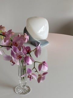 One of 2 Porcelain Stig Carlsson Ifö Wall Lamps Made in Sweden