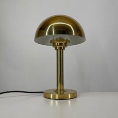 1 of 7 Art Deco Brass Mushroom Table Lamps, Austria, 1970s