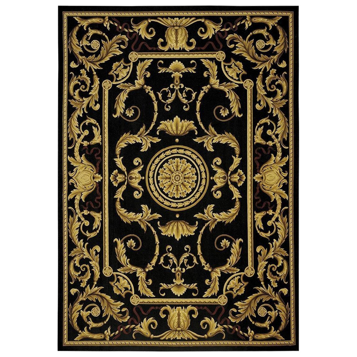 Aubusson Style Handwoven Wool Area Rug 13'11 x 19'9