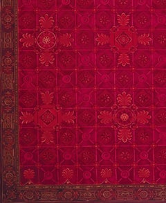 Oversize Handwoven Wool Area Rug  14'2 x 19'4