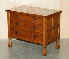 ONE OF A KIND 1939 ROBERT MOUSEMAN THOMPSON CUTLERY SERVICE CHEST OF DRAWERs