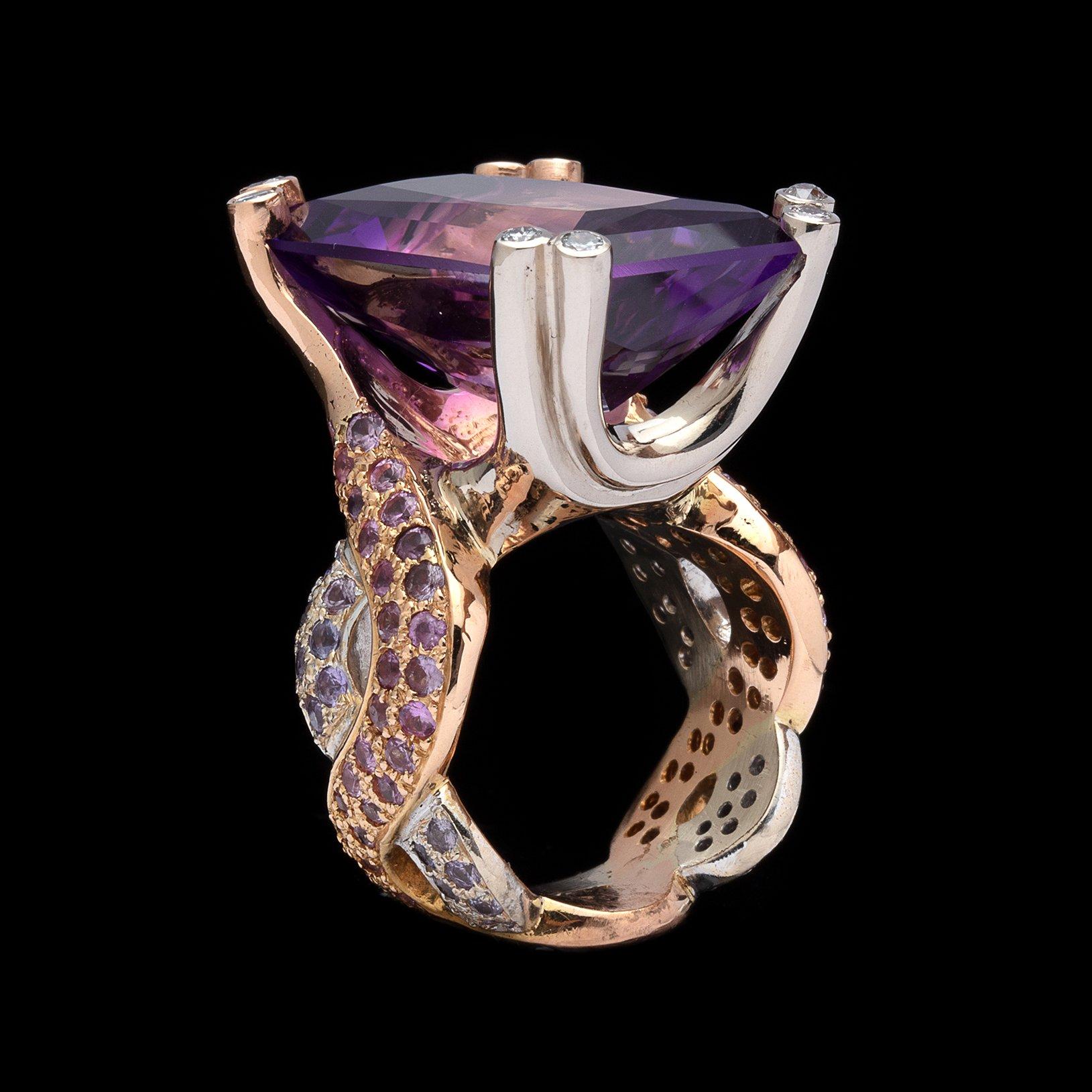 bi color amethyst