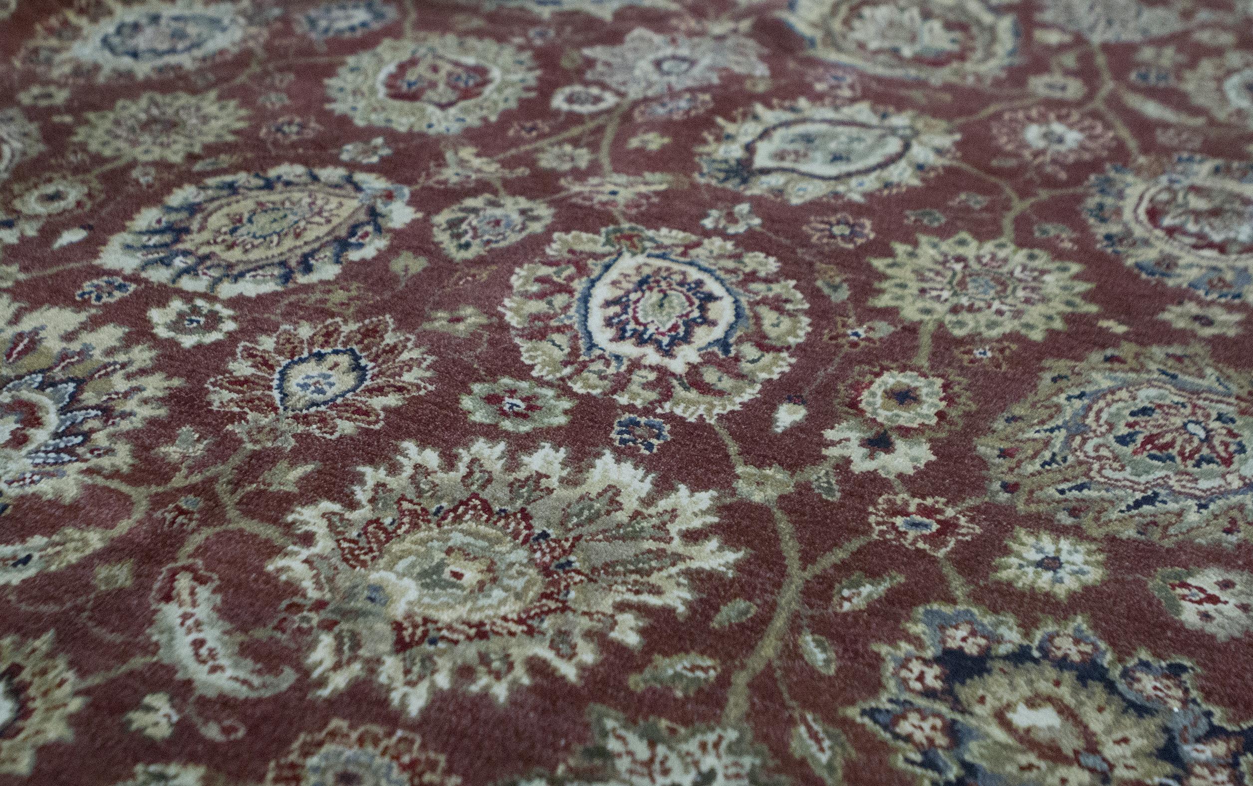 Traditionelle, handgewebte Handgewebe, Unikat  Teppich aus Wolle 5'11 x 9'3 (21. Jahrhundert und zeitgenössisch) im Angebot