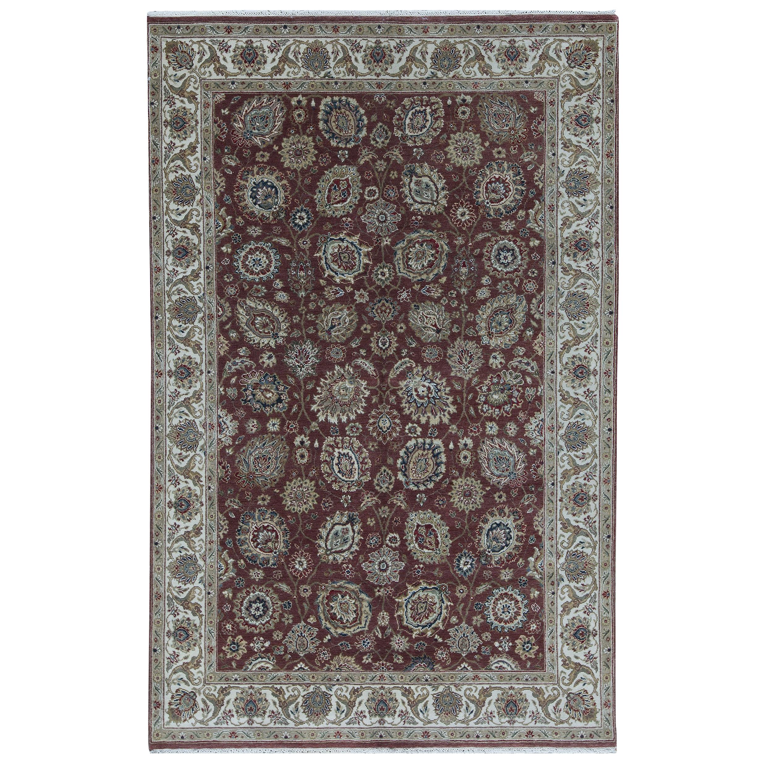 Traditionelle, handgewebte Handgewebe, Unikat  Teppich aus Wolle 5'11 x 9'3