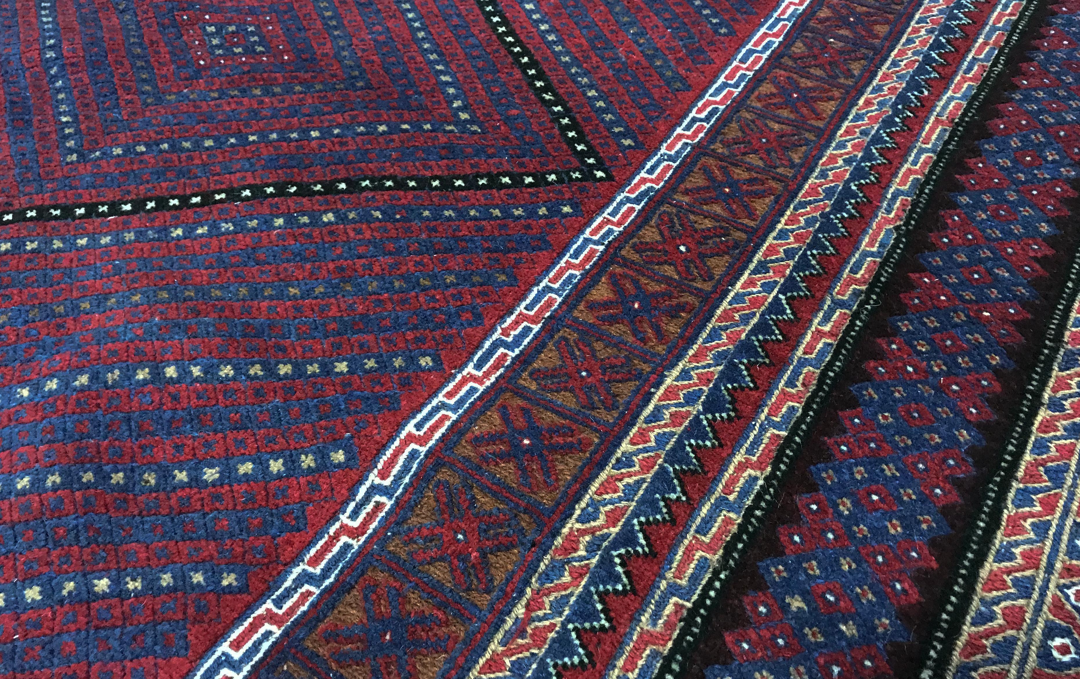 One-of-a-Kind traditionellen handgewebten antiken Stil Wolle Bereich Teppich 5'2