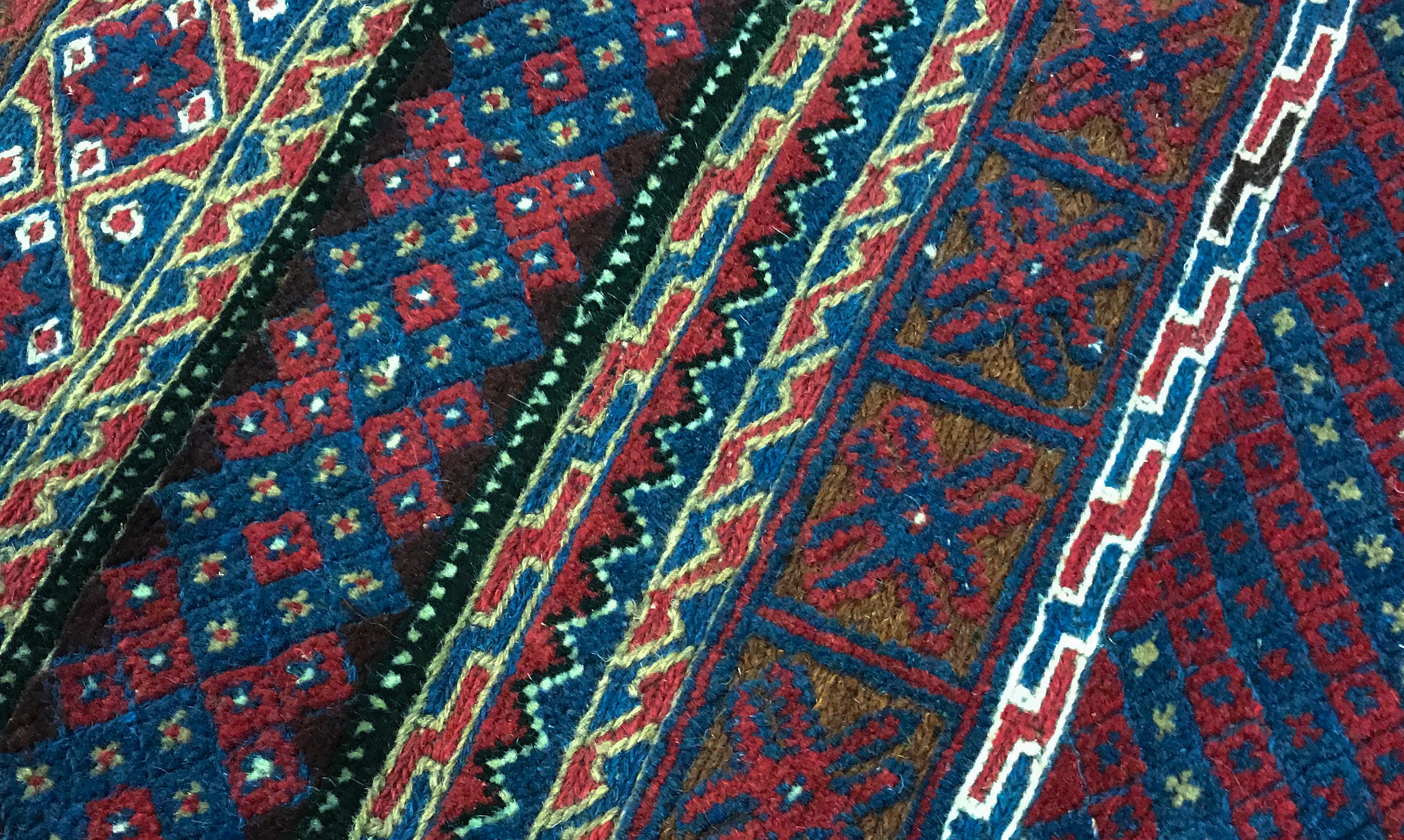 One-of-a-Kind traditionellen handgewebten antiken Stil Wolle Bereich Teppich 5'2
