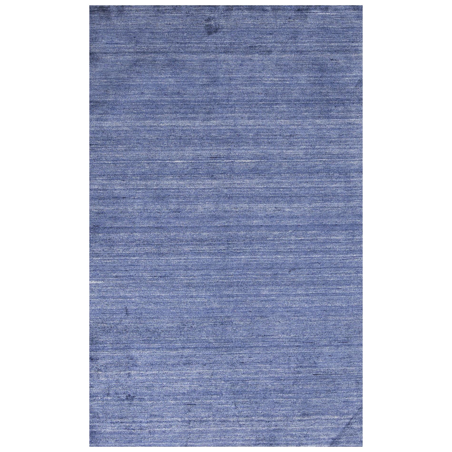 Zeitgenössischer handgewebter Wollteppich 5'2 x 7'6, Unikat