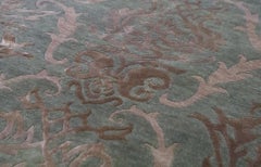 One-of-a-Kind Contemporary Handwoven Wool Area Rug  6' x 9'2