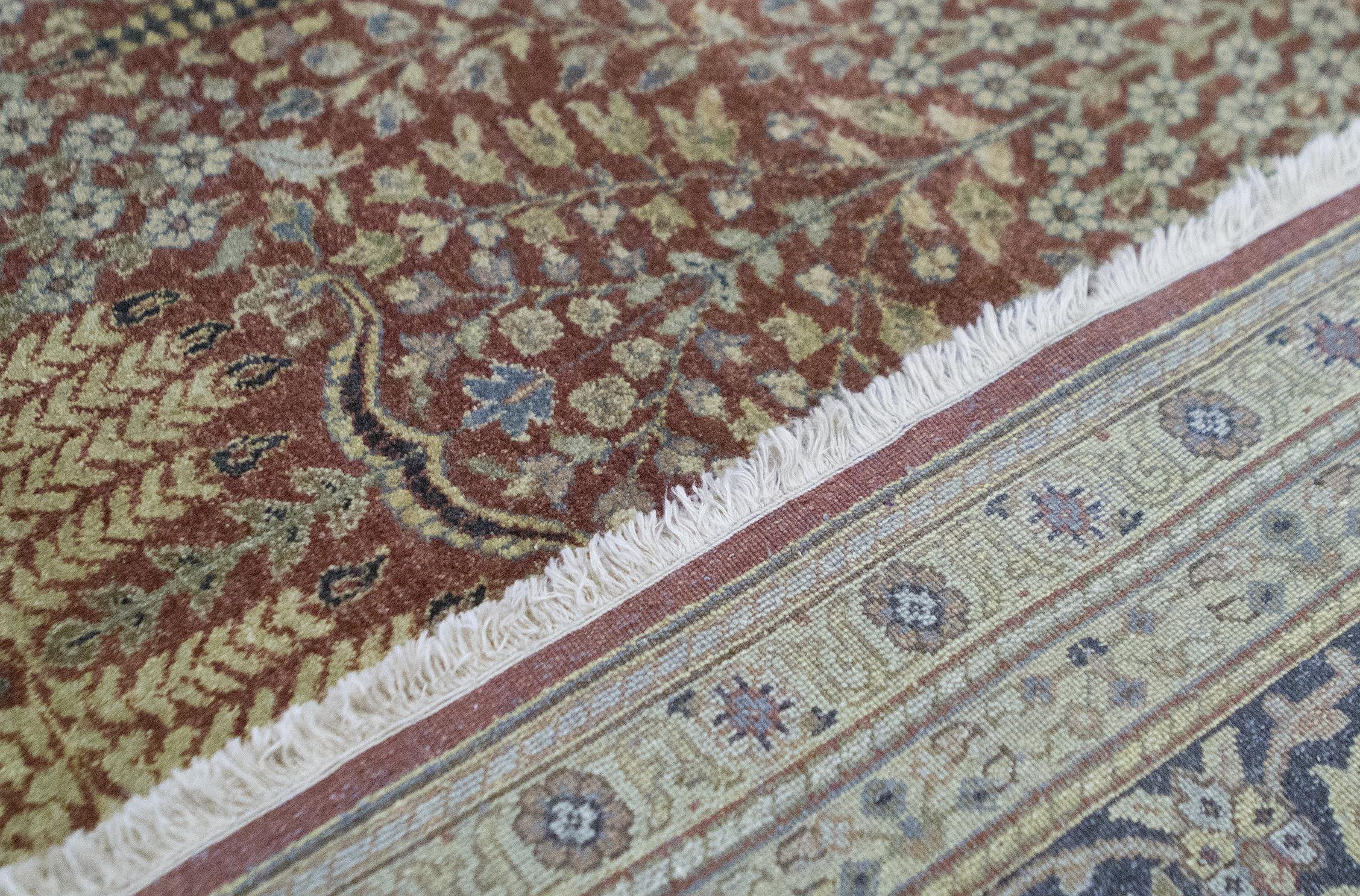 Tapis traditionnel unique en son genre en laine tissée à la main 6' x 9'3 Neuf - En vente à Secaucus, NJ