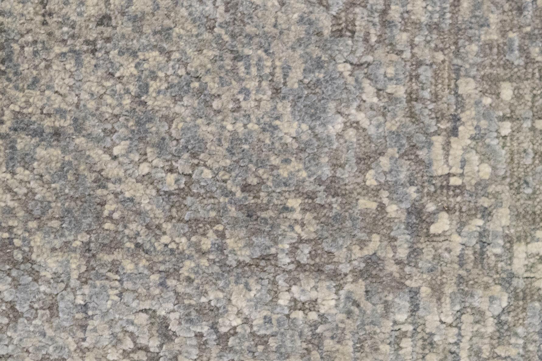Zeitgenössischer handgewebter Teppich aus Wolle, Unikat  7'-9