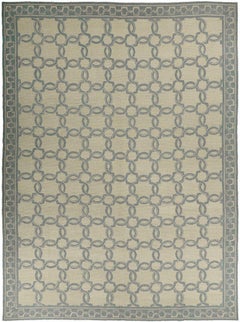 One of a Kind Handwoven Wool Area Rug 8' x 9'10