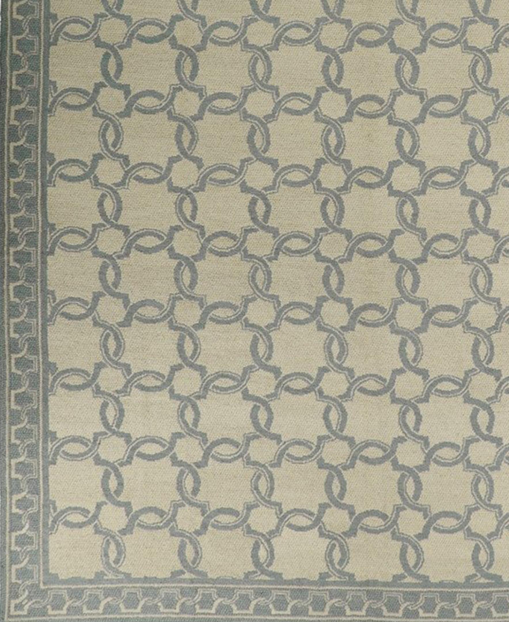 Einzigartiger handgewebter Wollteppich 8' x 9'10 im Zustand „Neu“ im Angebot in Secaucus, NJ