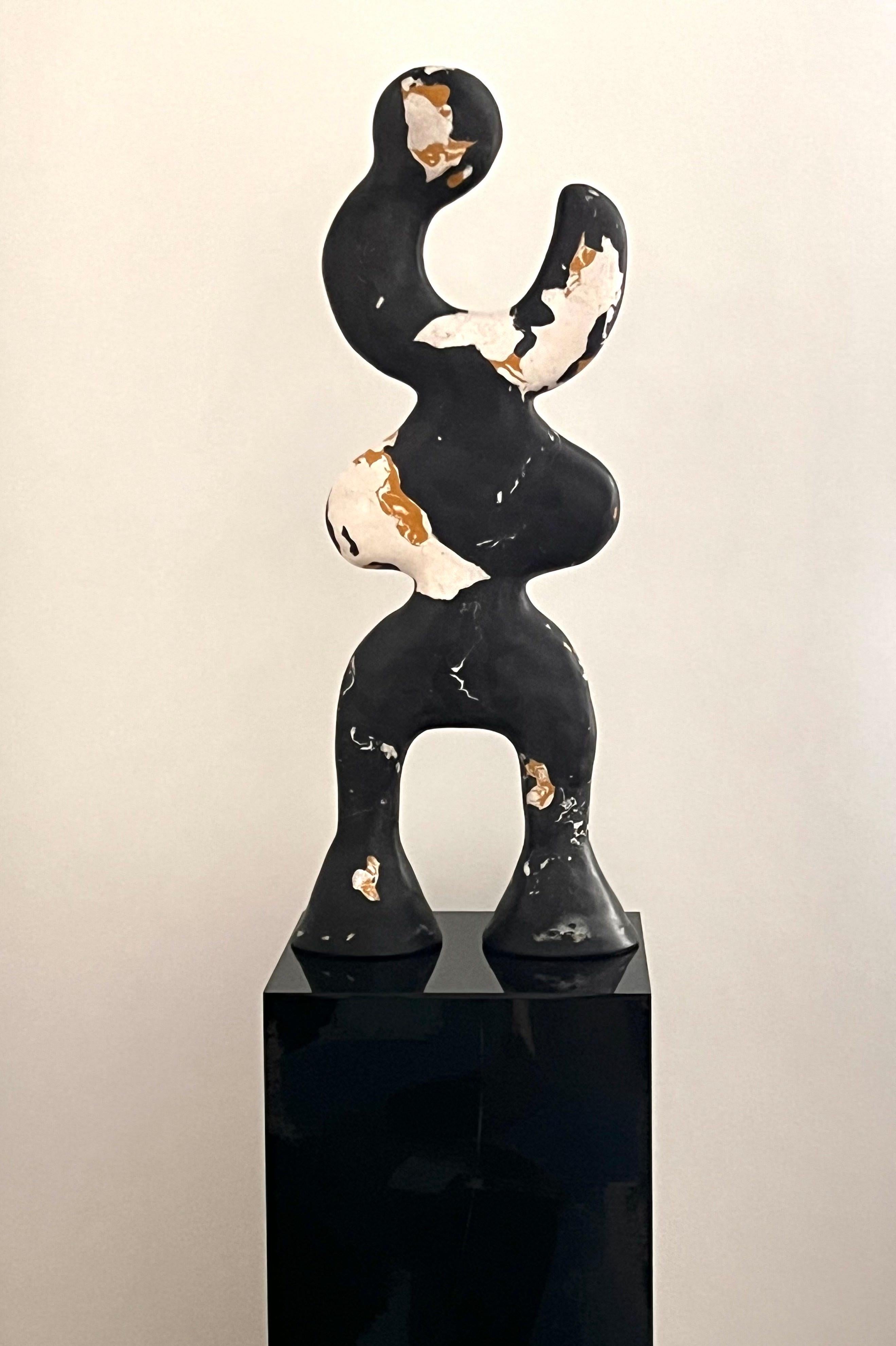 Britannico Scultura astratta unica nel suo genere, realizzata a mano in vendita