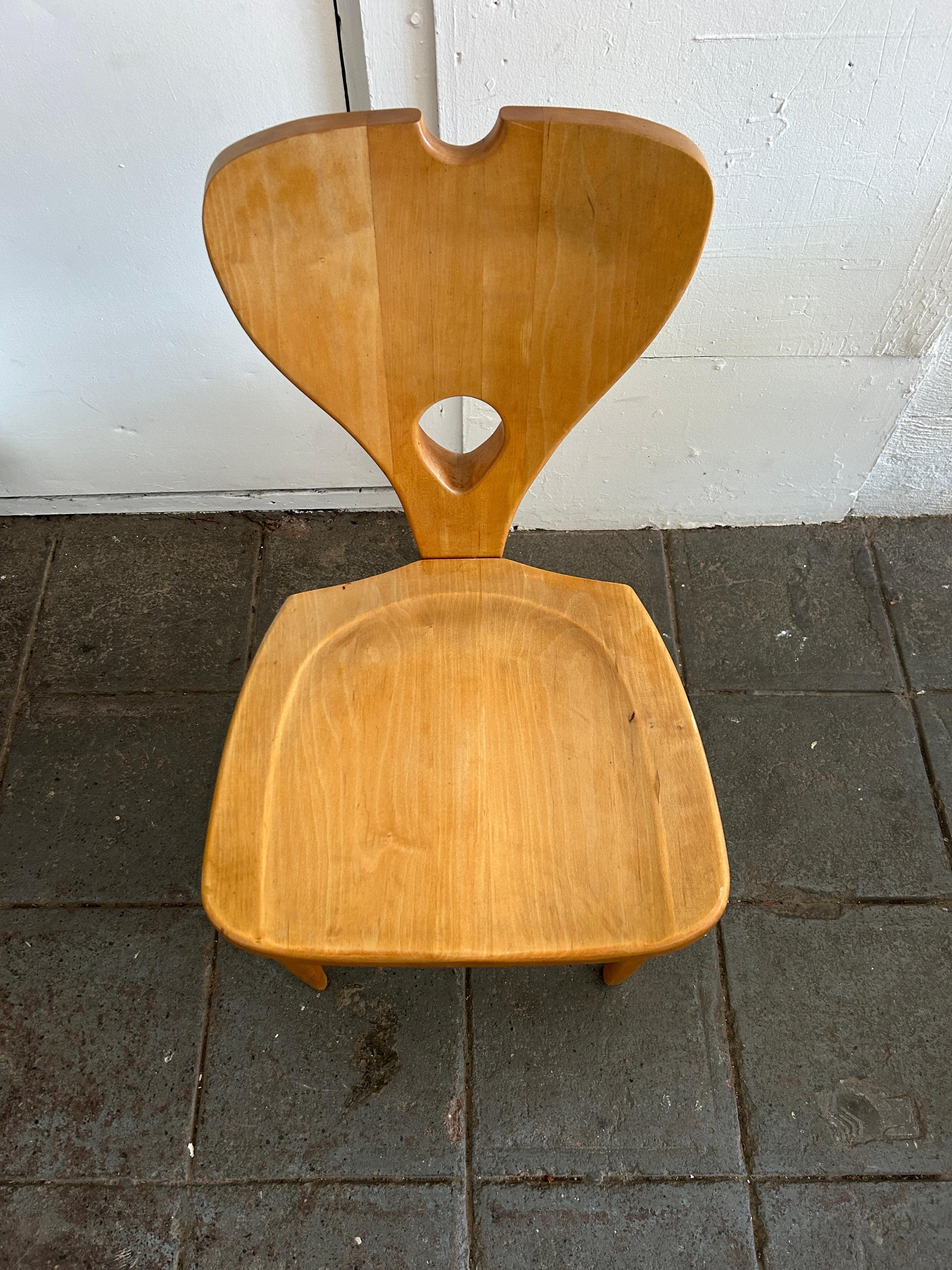 Einzigartiger American Studio Craft Esstisch aus blonder Birke mit 6 Stühlen im Angebot 10