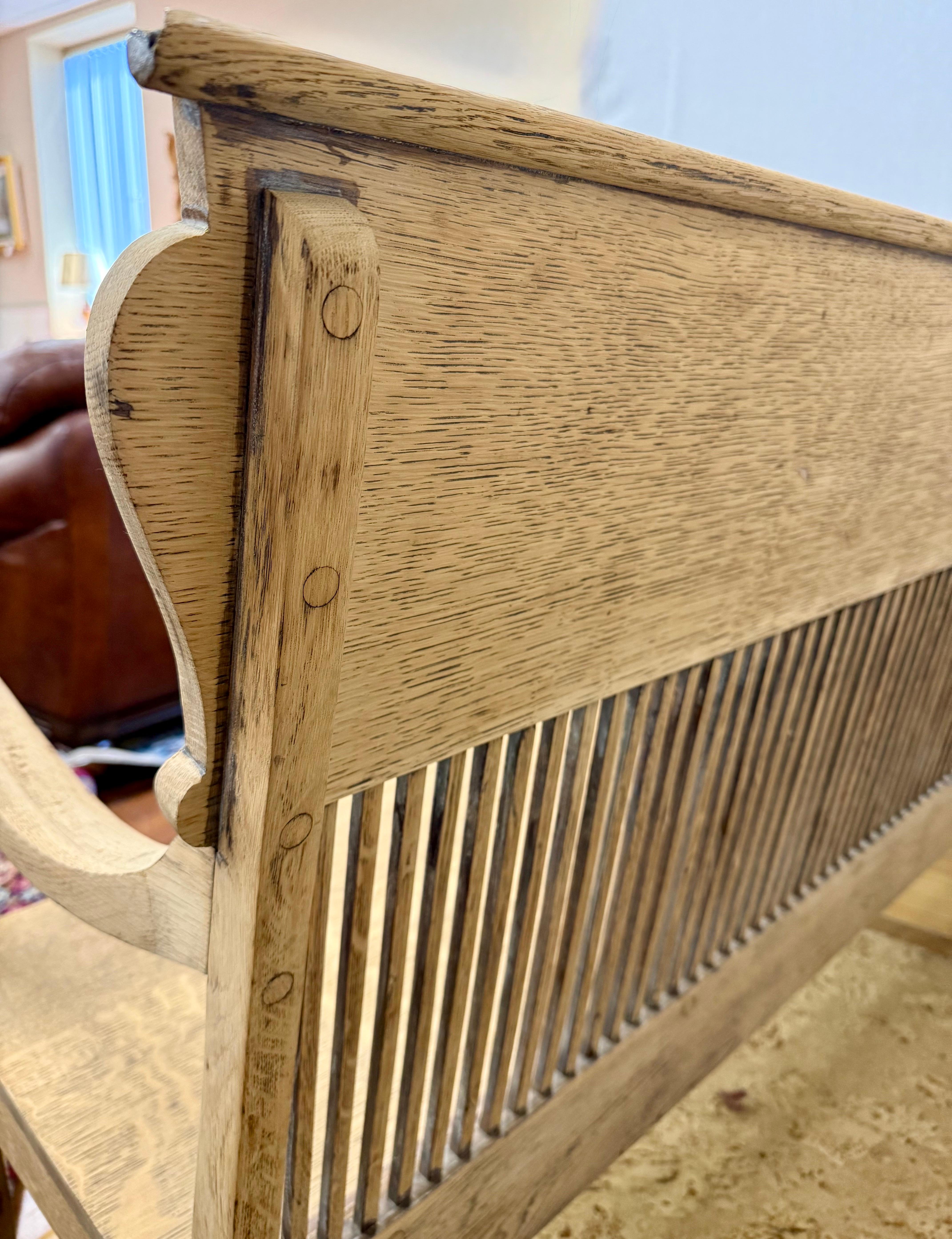 Einzigartige antike Gustavian Spindel zurück schwedischen Bank Settee im Angebot 4