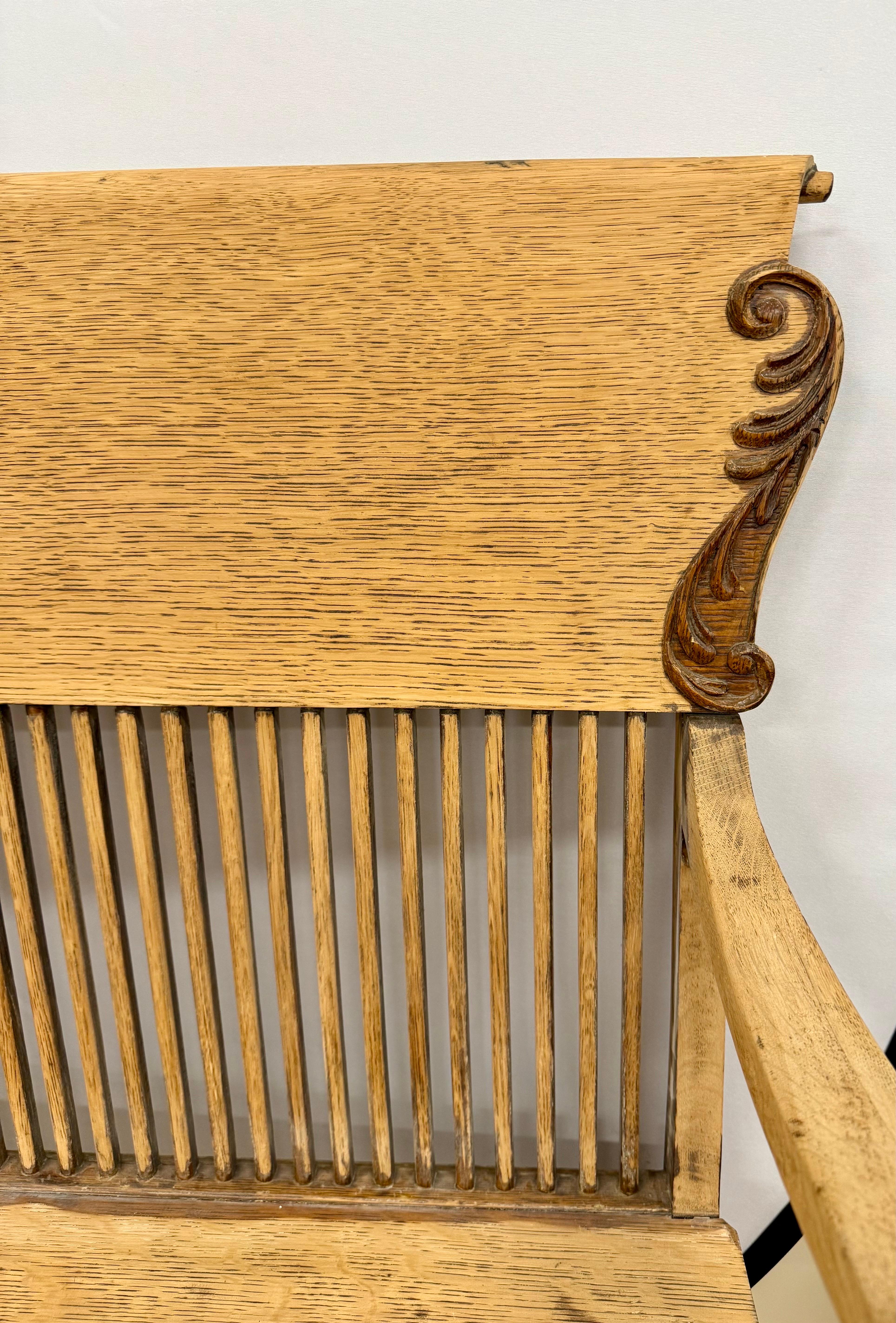 Einzigartige antike Gustavian Spindel zurück schwedischen Bank Settee im Angebot 1