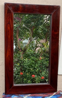 One Of A Kind Antique Hand Carved Chinese Wall Mirror