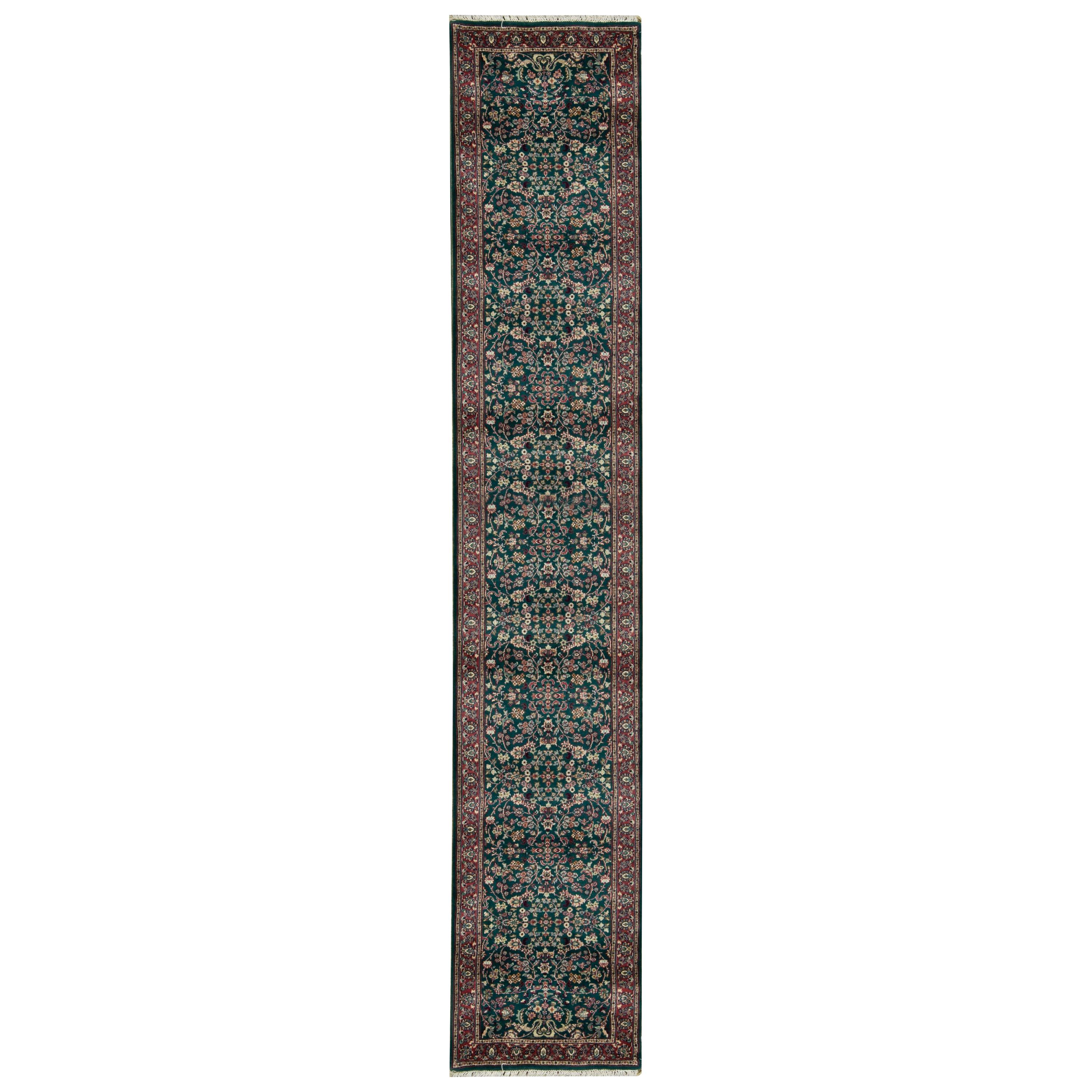 Traditionelle handgewebte Wolle Bereich Läufer 2'7 x 14'4