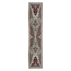 Traditional Handwoven Wool Runner Area Rug  2'6 x 12'