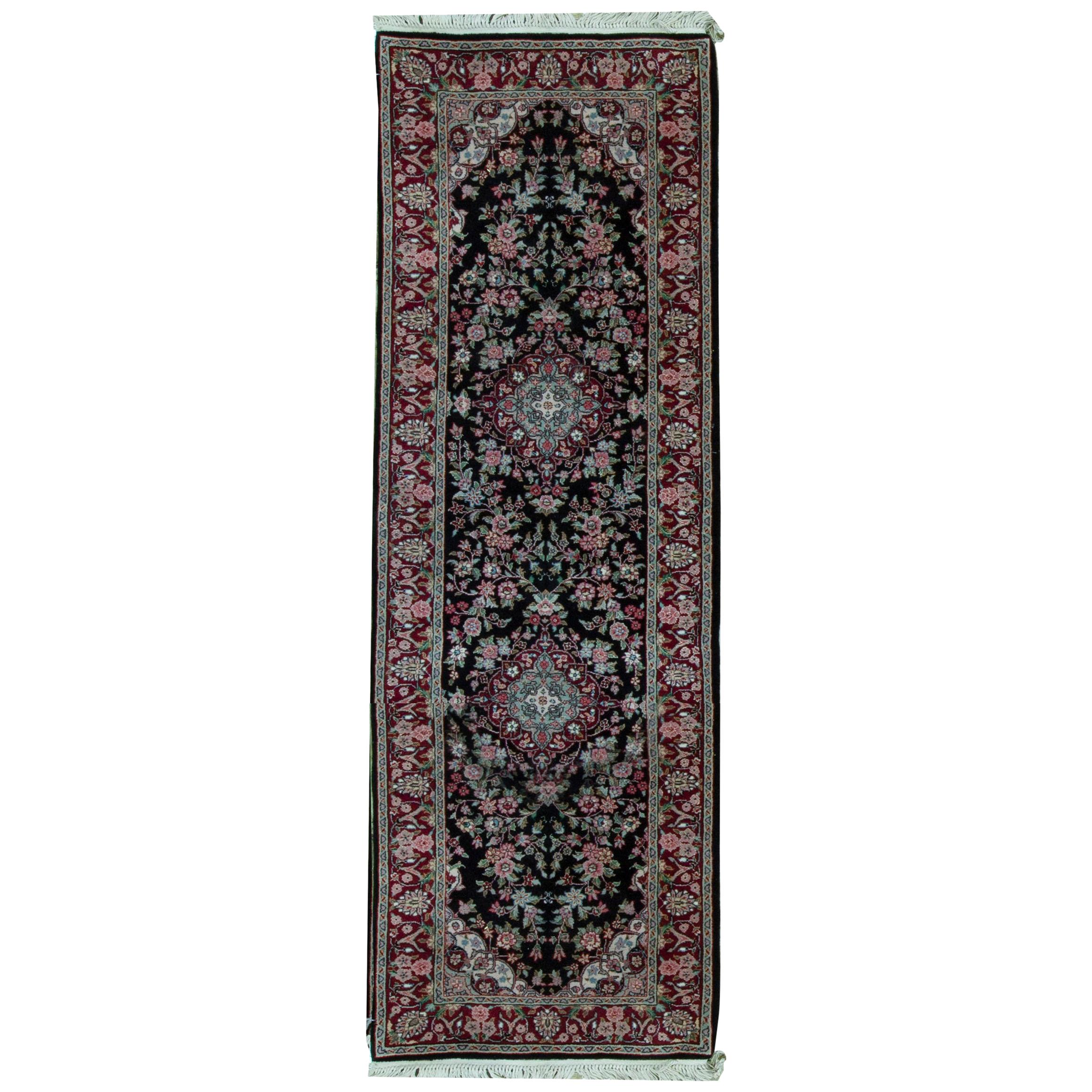 Tappeto tradizionale Runner in lana intrecciata a mano  2'6 x 8'