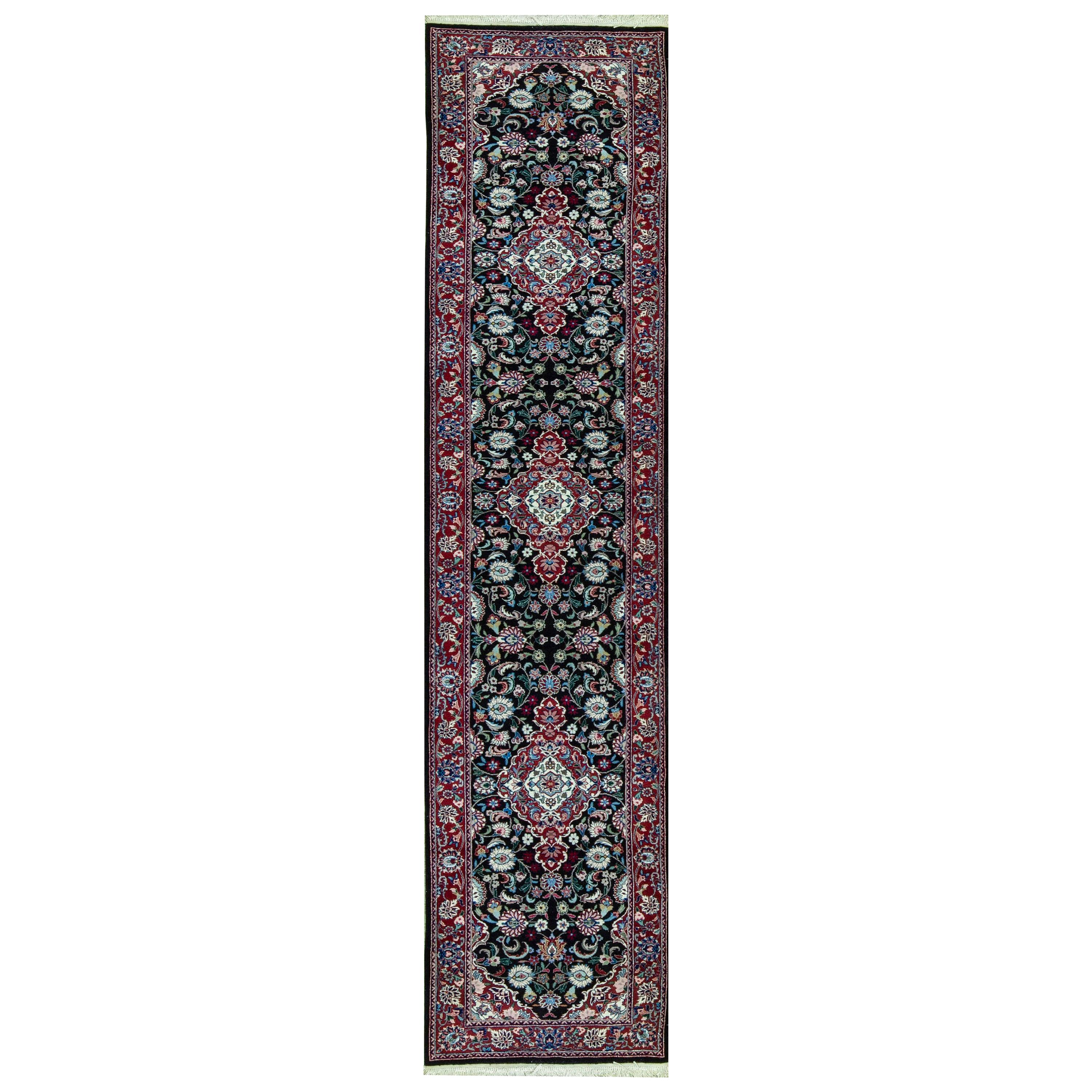 Runner tradizionale in lana intrecciata a mano   2'6 x 12'