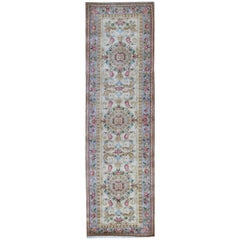 Traditional Handwoven Wool Runner Area Rug  2'10 x 9'10
