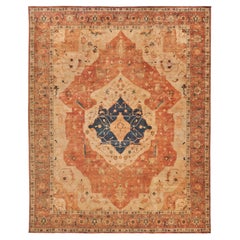 ONE-OF-A-KIND Tabriz Antique Weave Hand Knots Rugs Terracota - 12'x15'.
