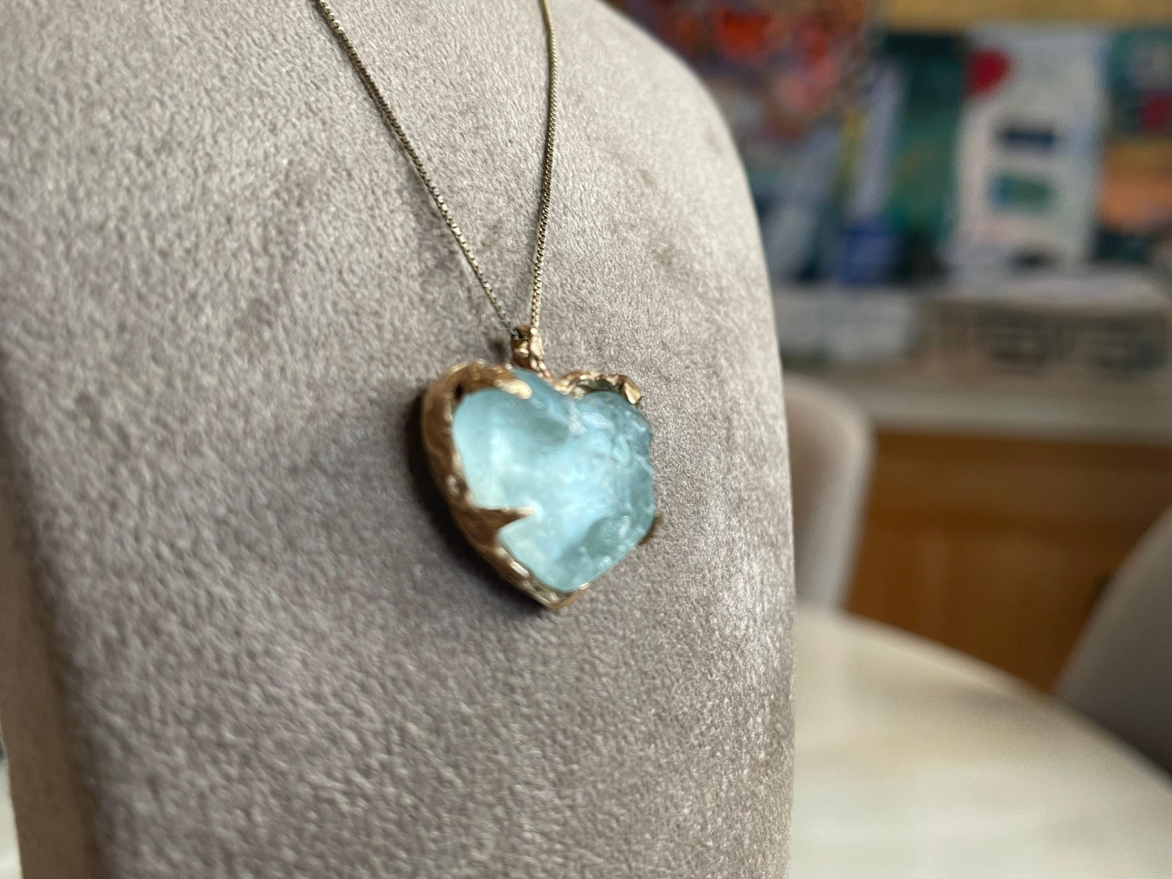 moonstone heart necklace