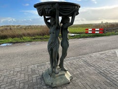 One of a kind, art deco 1920’s solid bronze water feature
