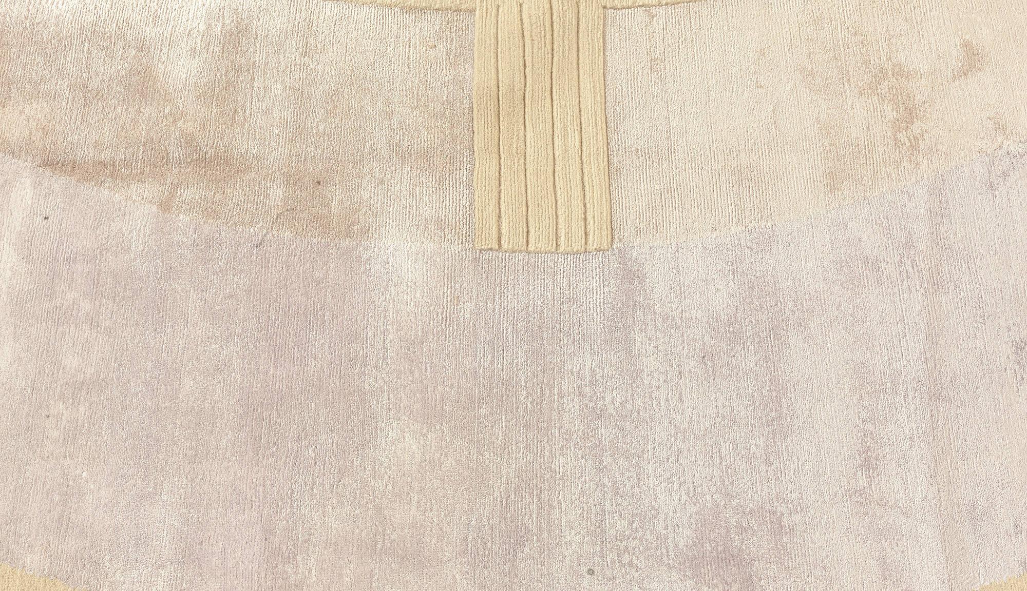 One-of-a-kind Art Deco Style Lavandula Rug by Doris Leslie Blau For Sale 3