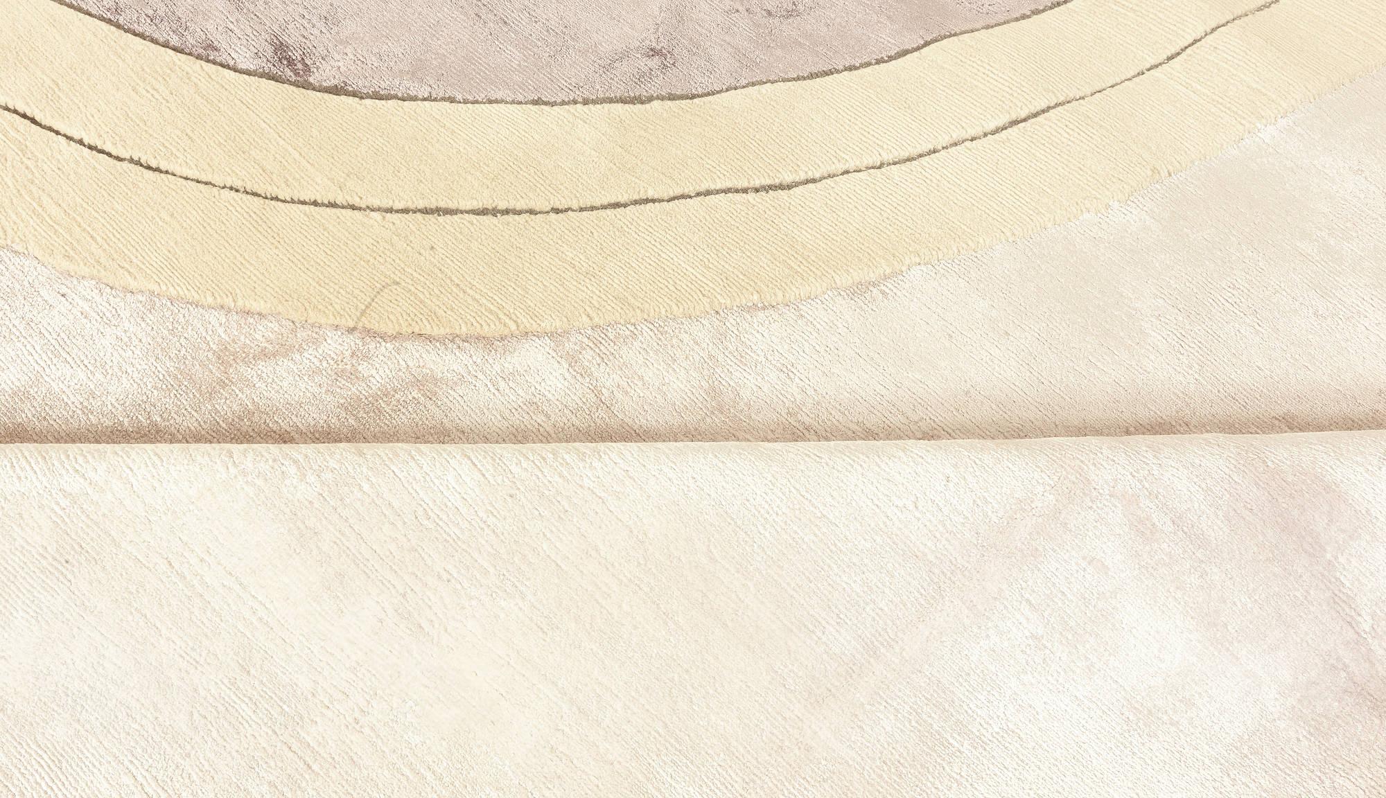 Hand-Knotted One-of-a-kind Art Deco Style Lavandula Rug by Doris Leslie Blau For Sale