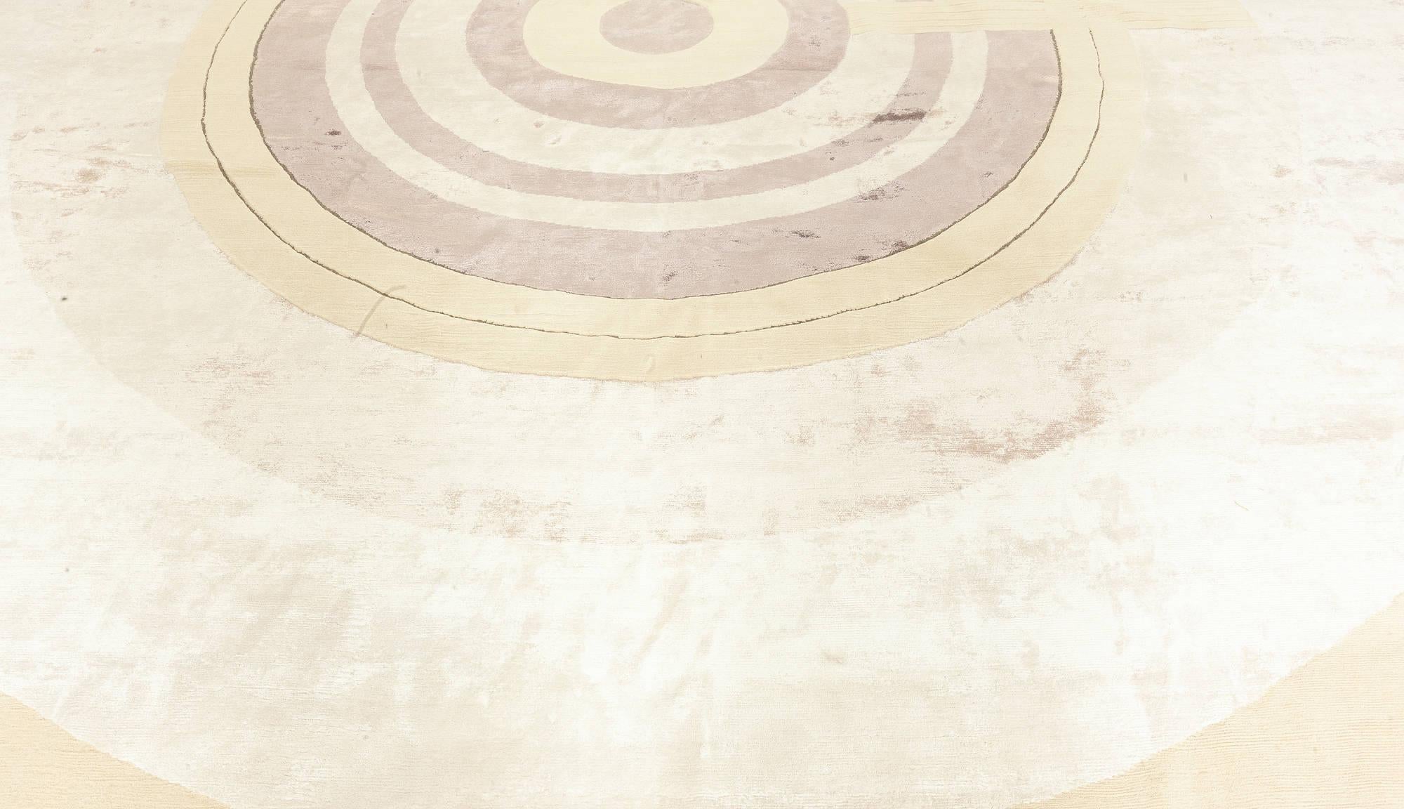 One-of-a-kind Art Deco Style Lavandula Rug by Doris Leslie Blau In New Condition For Sale In New York, NY