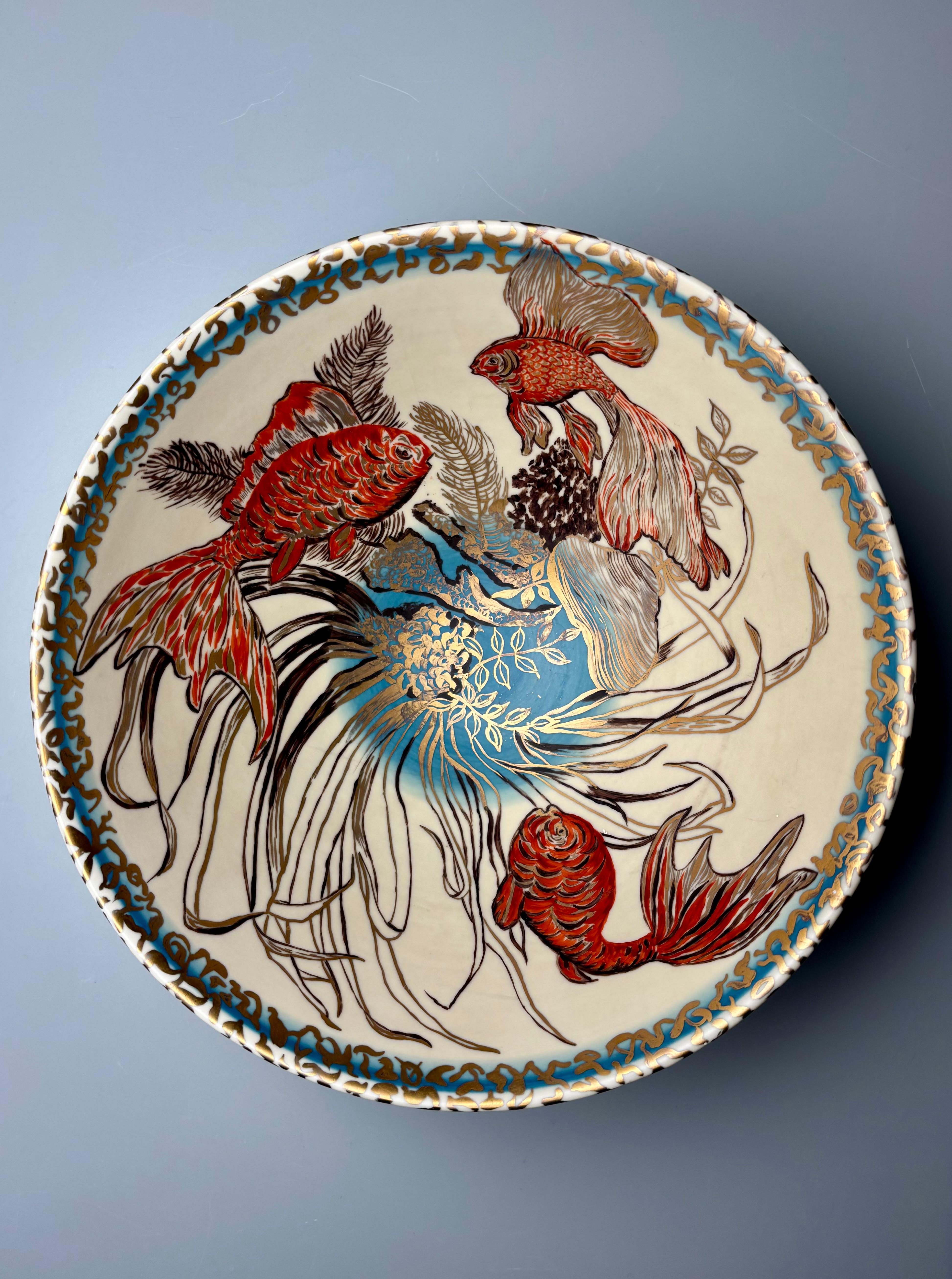 Danois Bol Royal Copenhagen Art Nouveau unique en son genre, 1932 en vente