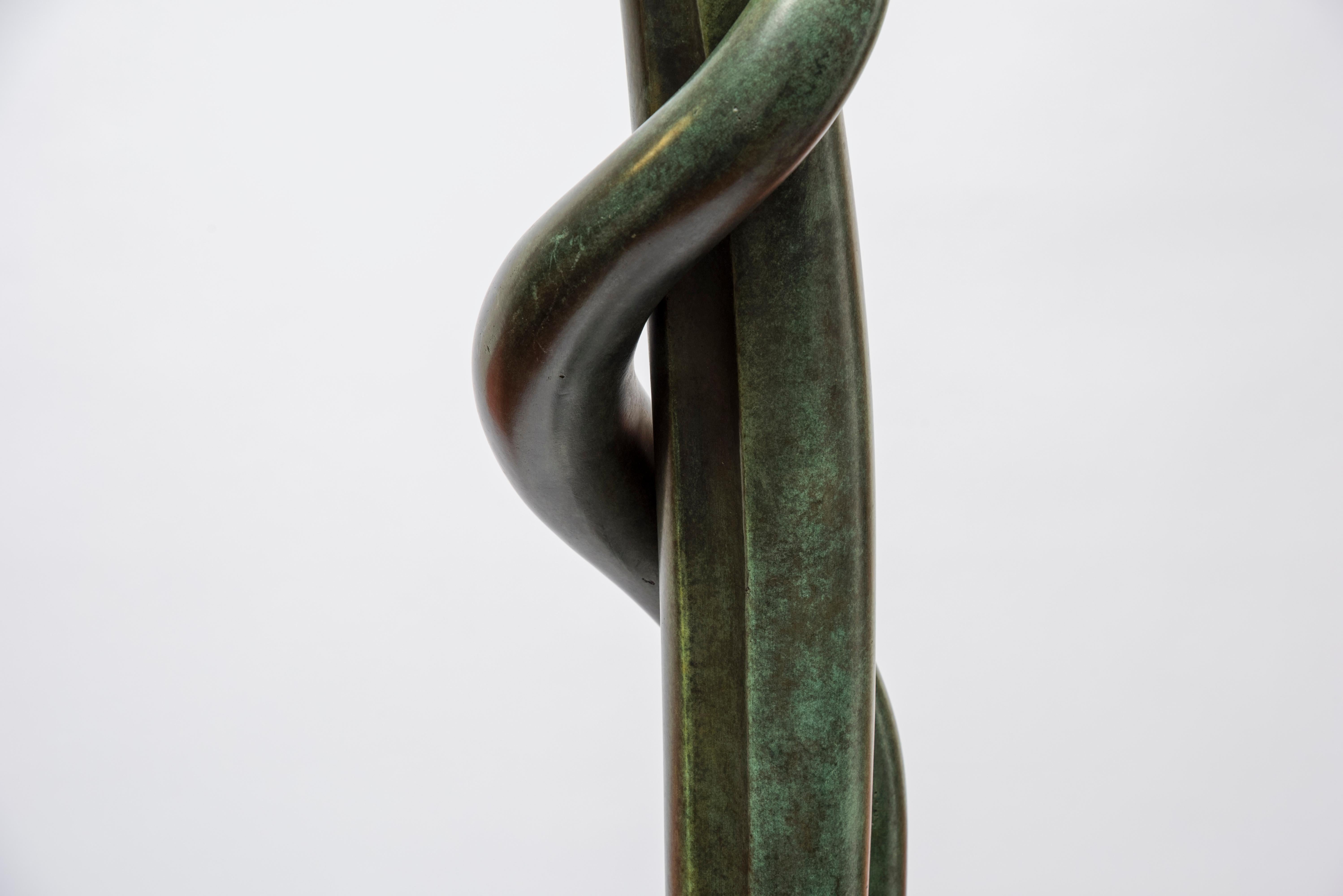 One of a Kind Bronze Sculpture by Abel Reis For Sale 2