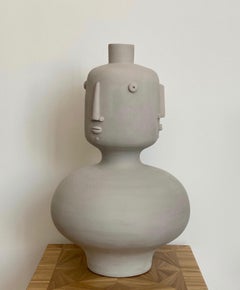 Keramischer Lampensockel oder Skulptur, signiert von Dalo, Unikat