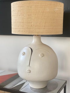 One of a Kind Ceramic Lamp Base or Sculpture Signed by Dalo