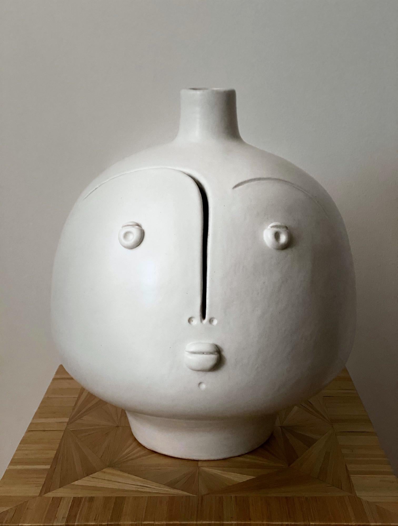 Français Base de lampe ou sculpture en céramique unique en son genre signée par Dalo en vente