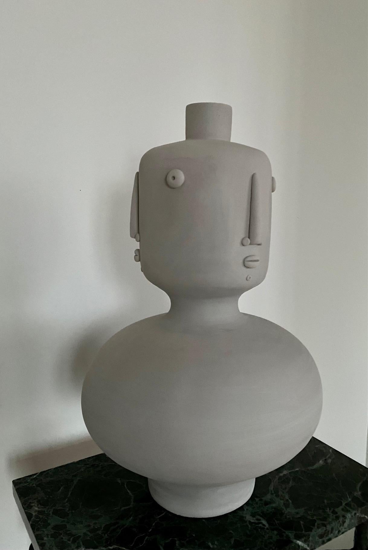 Céramique Base de lampe ou sculpture en céramique unique en son genre signée par Dalo en vente