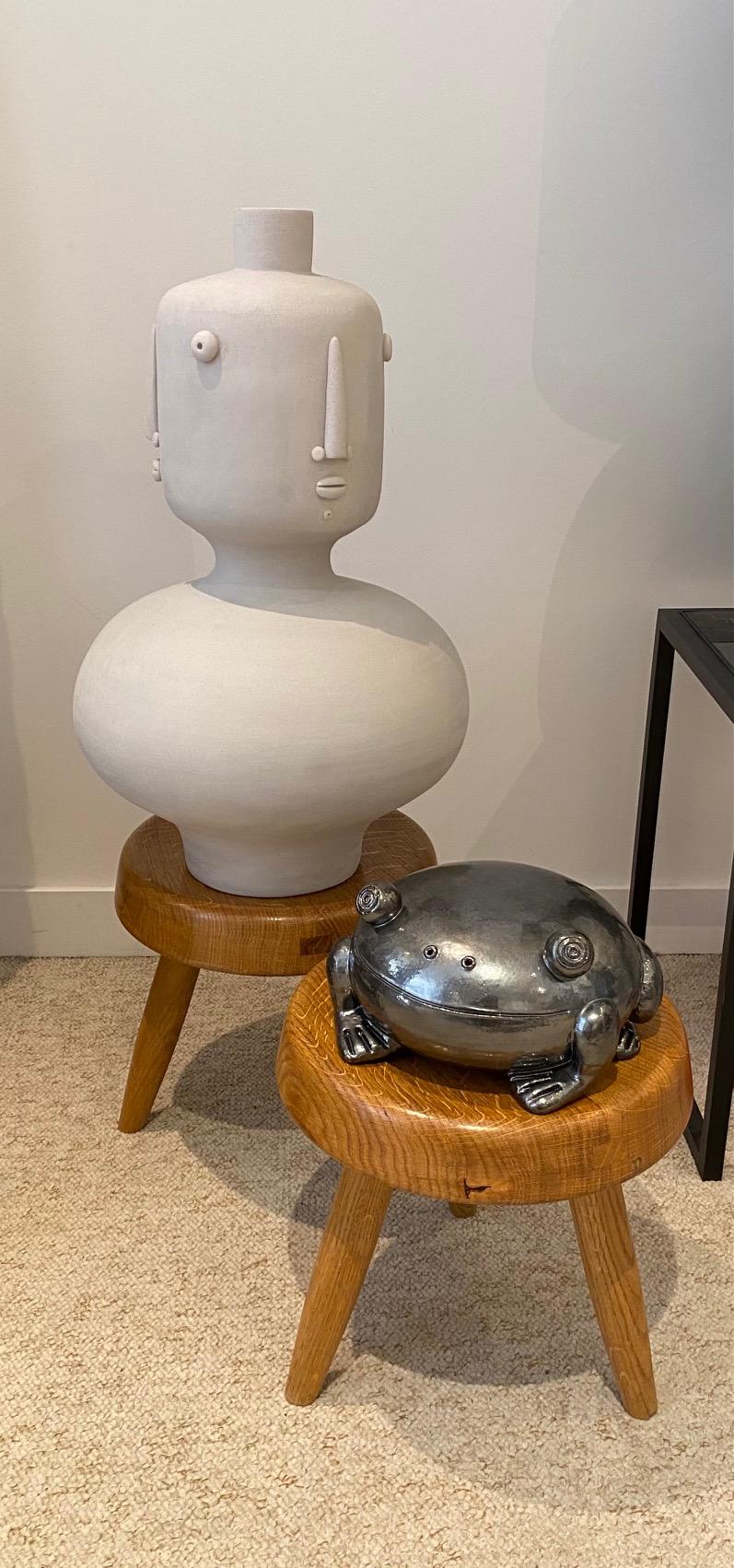 Base de lampe ou sculpture en céramique unique en son genre signée par Dalo en vente 2