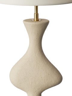 One of a Kind Ceramic Lamp "Curve" by Pauline Hagan