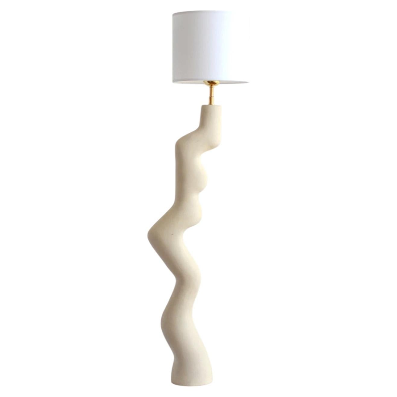 One of a Kind Ceramic Lamp "Pinea" by Pauline Hagan