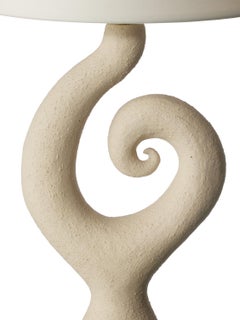 One of a Kind Ceramic Lamp "Spiral" by Pauline Hagan