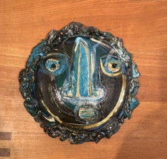 One of a Kind Ceramic Mask Signed by DALO