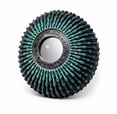 Einzigartiger Keramikspiegel, signiert von Margareth Leveneur