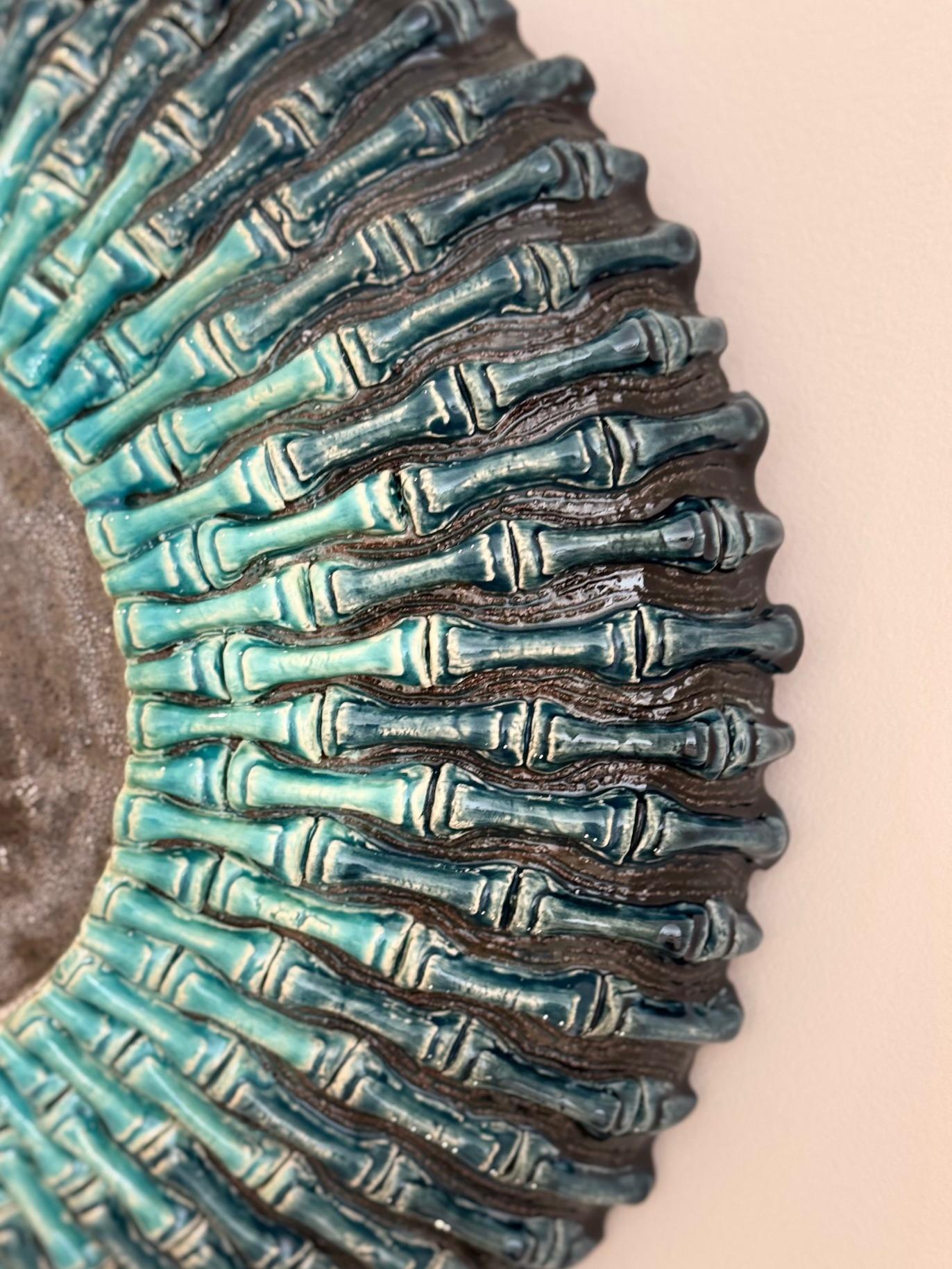 Miroir unique signé par Margareth Leveneur en vente 1