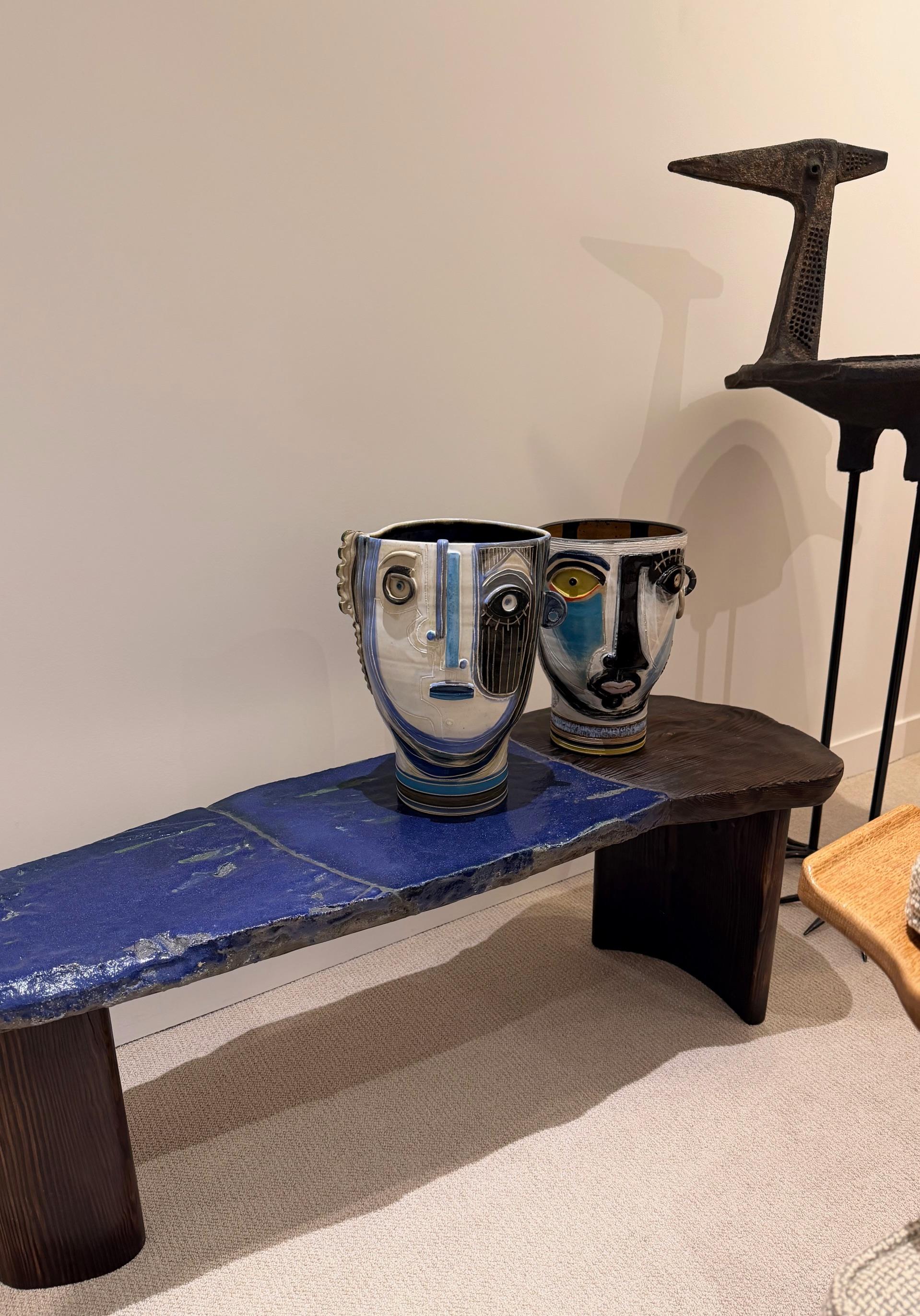 One of a Kind Ceramic Sculpture Vase Signed Dalo in vendita 4