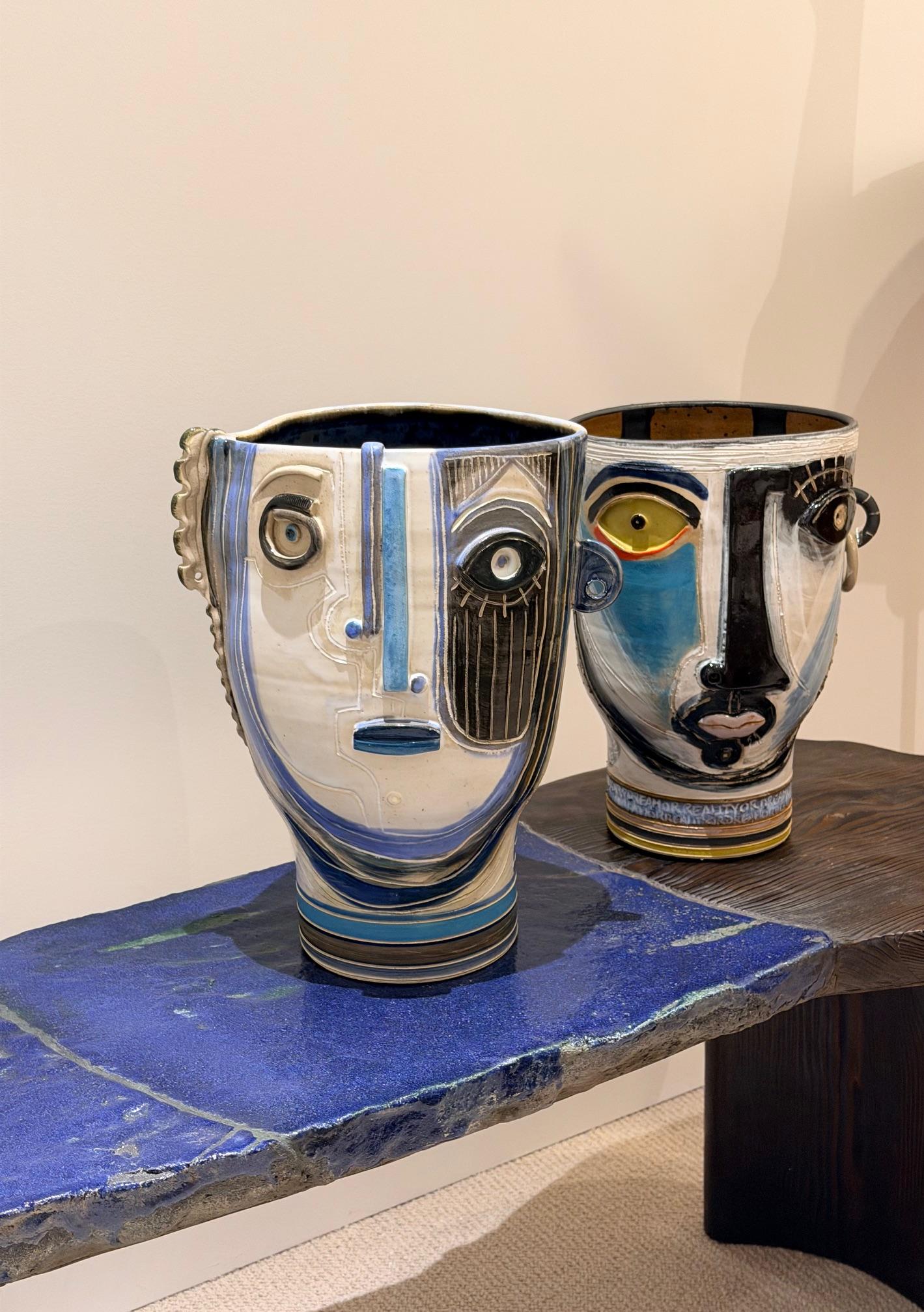 One of a Kind Ceramic Sculpture Vase Signed Dalo in vendita 3