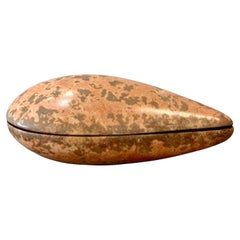 Scatola in ceramica a forma di conchiglia, unica nel suo genere, firmata da Hans Hedberg,  1960s