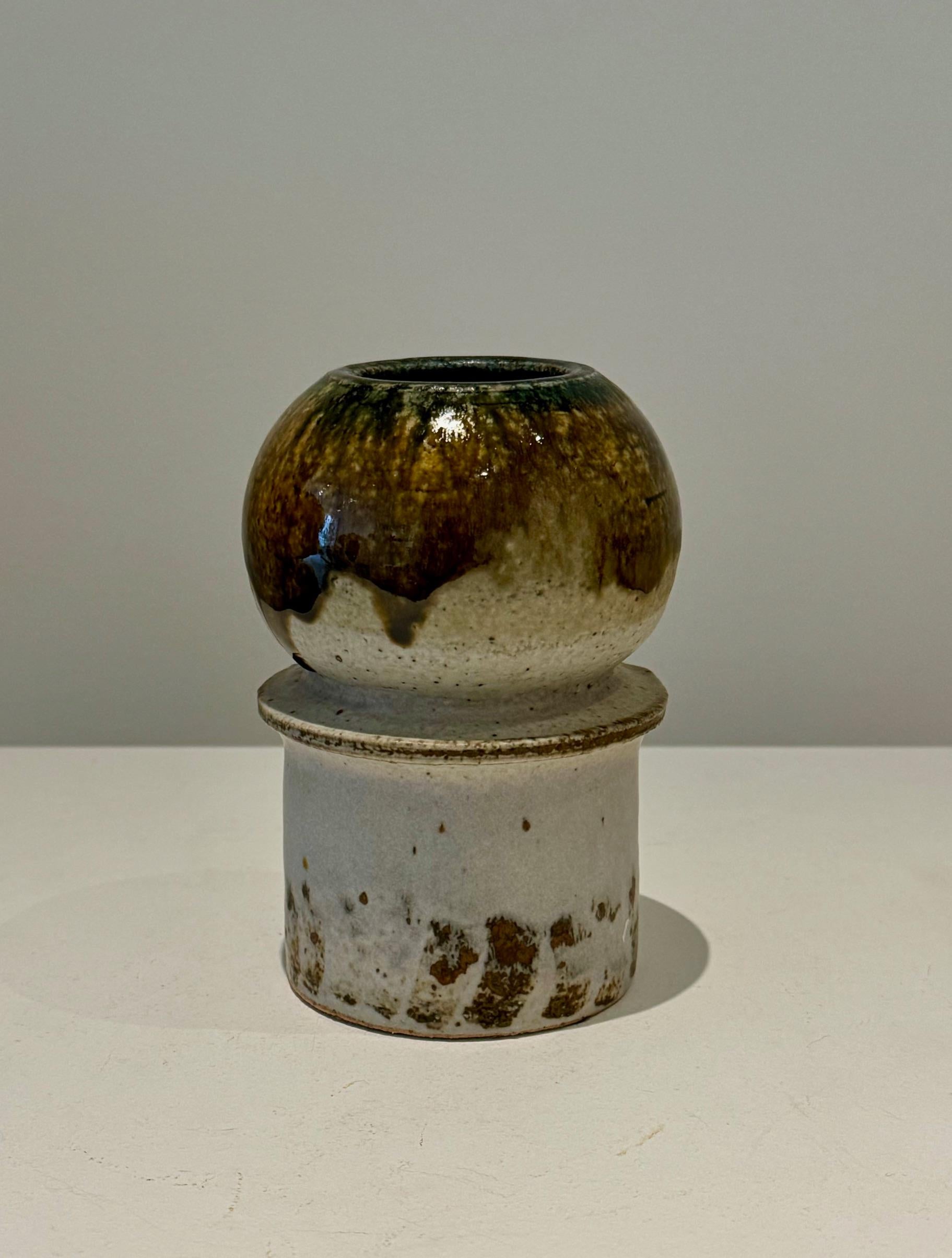 Svedese Vaso unico in ceramica di Lisa Larson , Gustavsberg Svezia, anni '60 in vendita